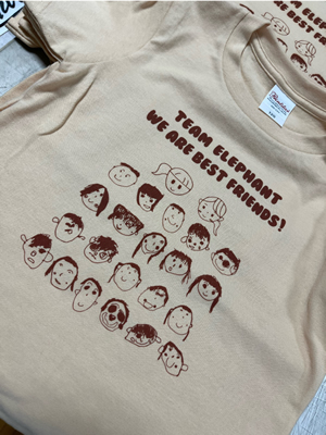 オリジナルTシャツ制作事例-インクジェットプリント